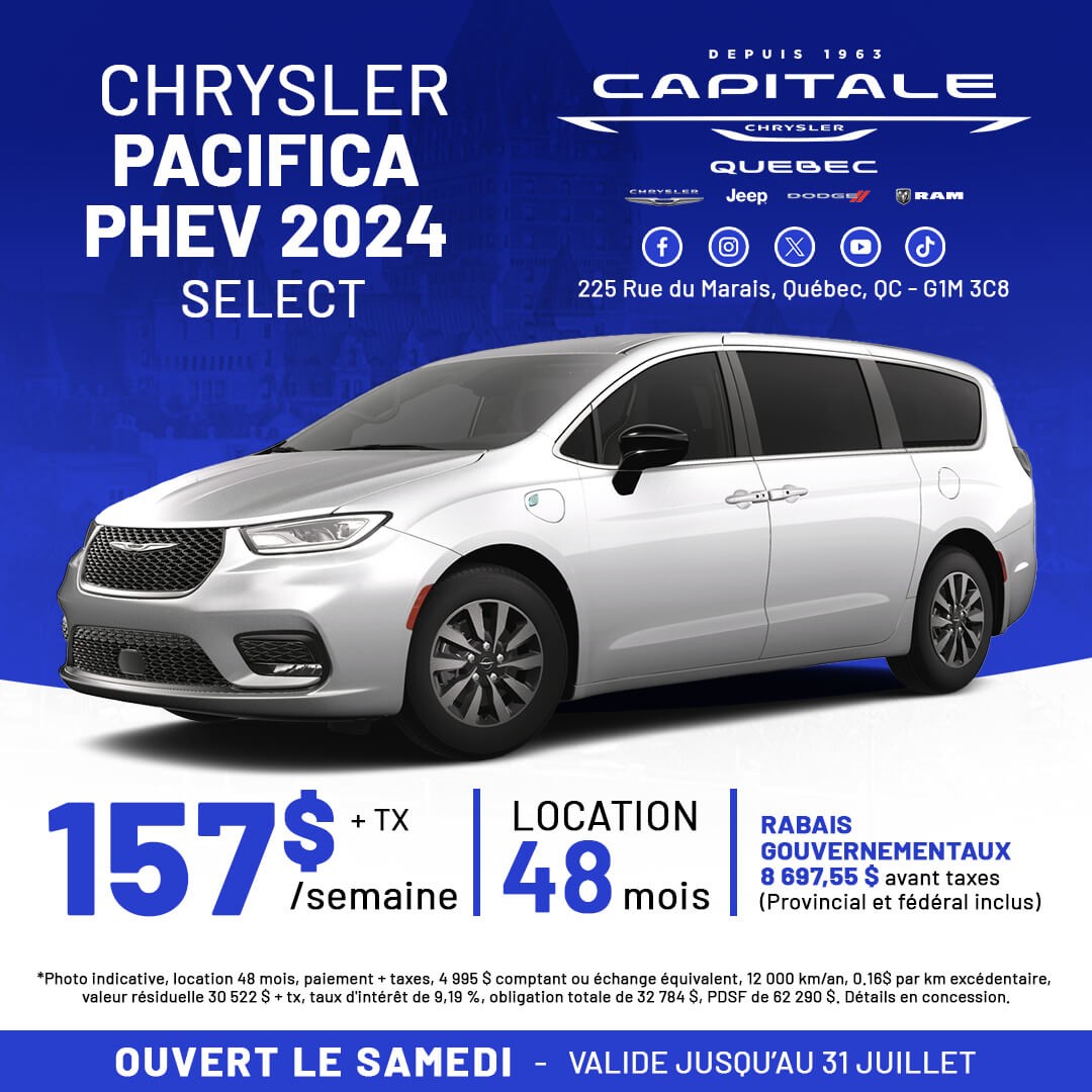 Chrysler Pacifica PHEV SELECT 2024